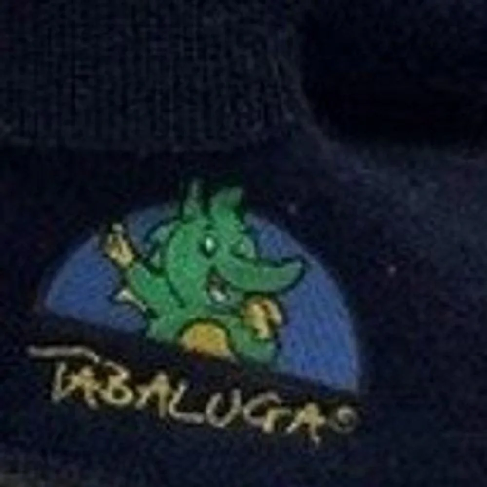Tabaluga Dragon Slippers Boiled Wool Navy Bootie EU‎ 36 Vintage 1999 German Kids